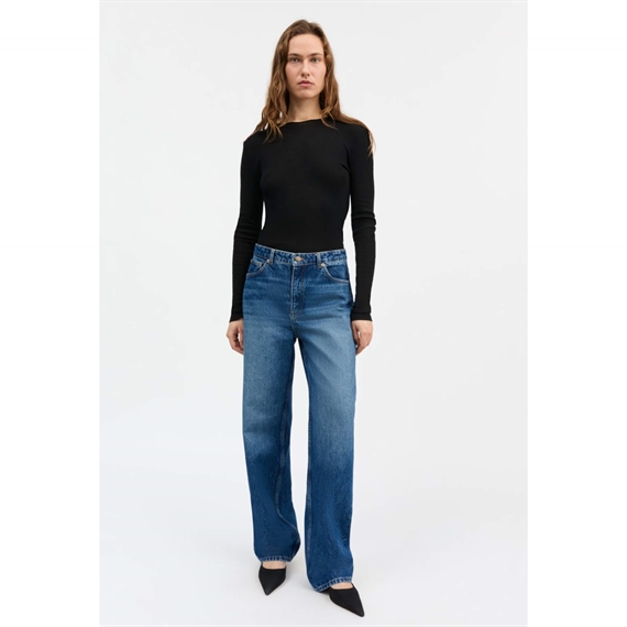 Skall Studio Maddy Straight Jeans, Vintage Washed Blue